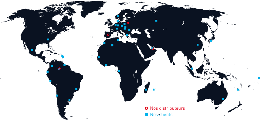 Drouaire présent dans le monde entier